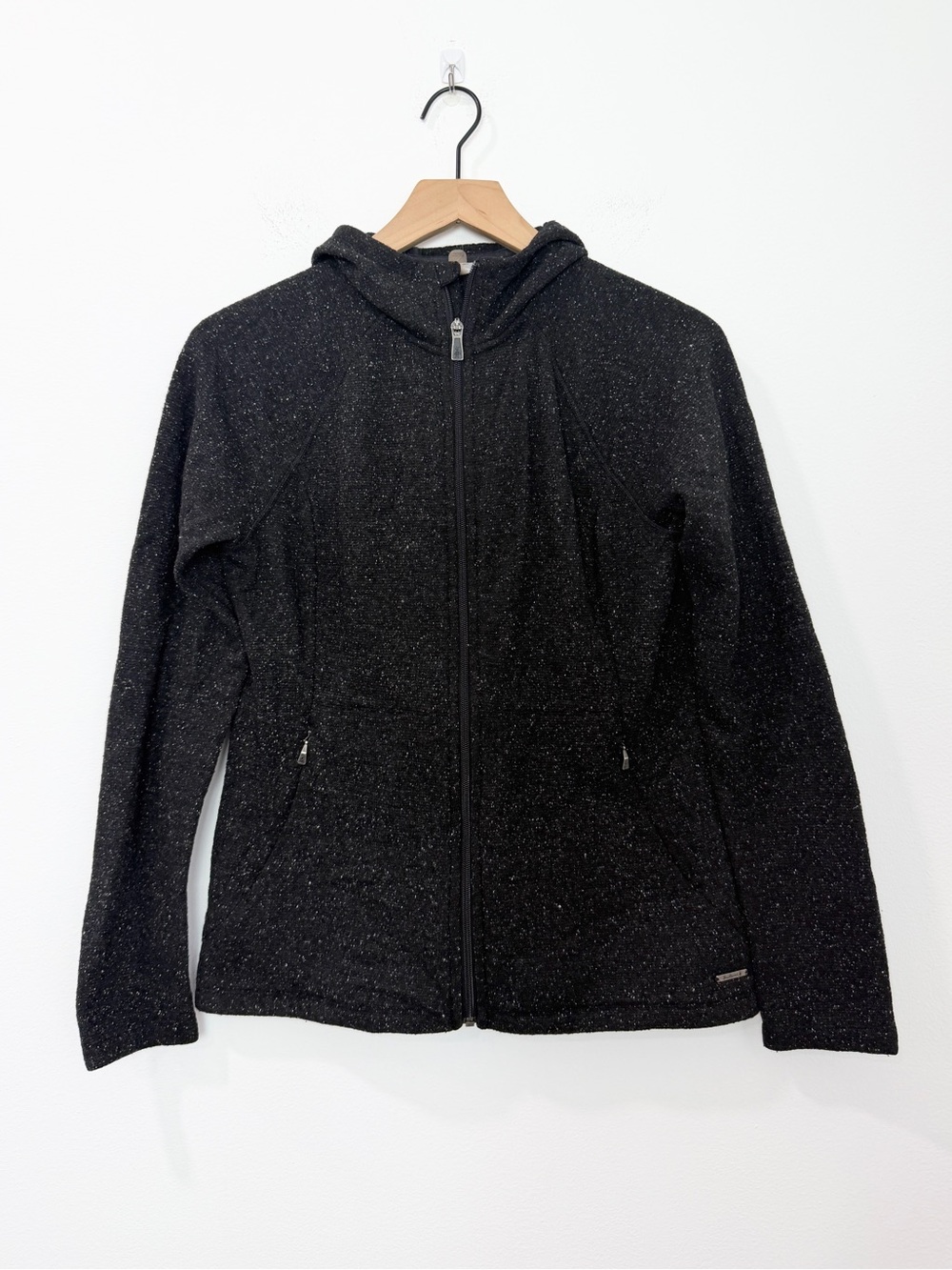 Smartwool Odessa Lake Full Zip Black Hoodie Size Medium
